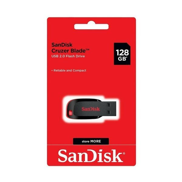 (image for) فلاش من سانديسك Sandisk SDCZ50-128G USB 2.0 Flash Memory 128GB